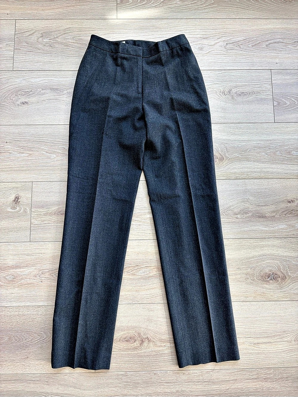 Brooks Brothers Charcoal Gray Wool Straight Leg Trousers Size 4 New